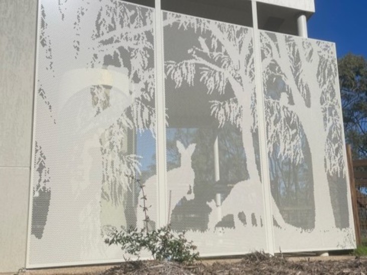 Decoview Australiana 2 Decorative Screens in Textured Primrose