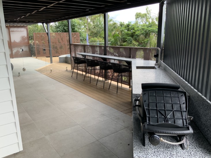 Decoview Australiana Balustrade in Core Ten (Rust Look Colour)