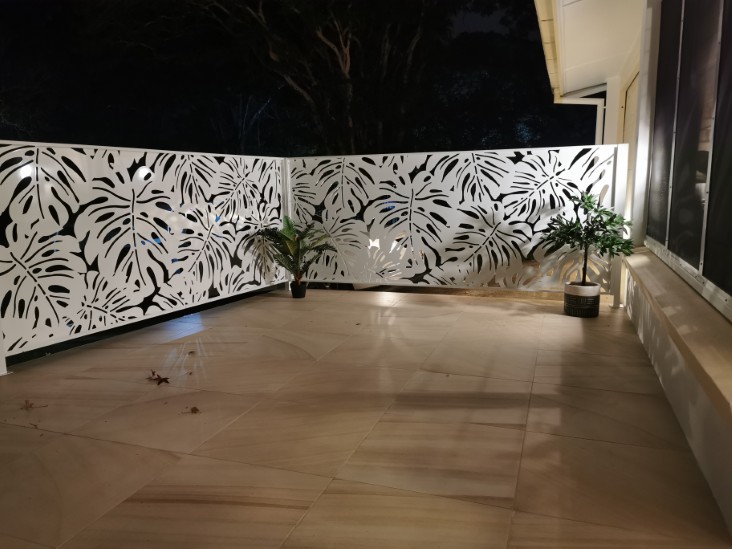 Decoview Monstera 2 Balustrade in Textured White