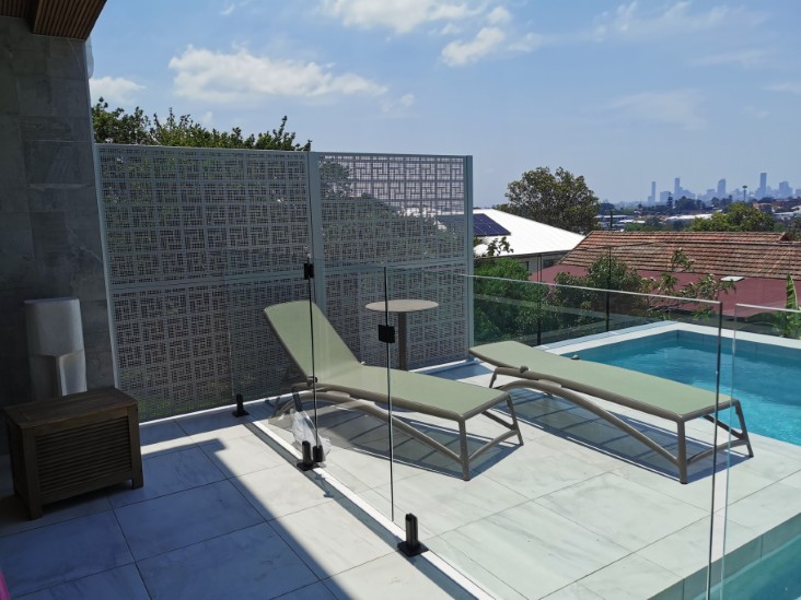 Decoview Nahosh Perf Balustrade in Textured Monument