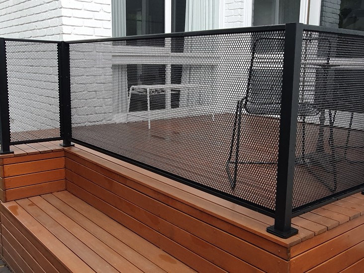 Decoview Pure Perf Balustrade in Textured Black