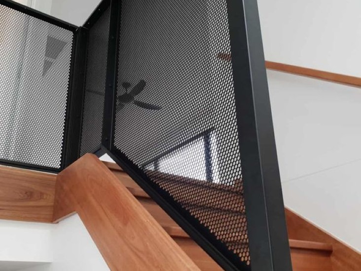 Decoview Pure Perf Balustrade in Textured Black
