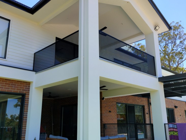 Decoview Pure Perf Balustrade in Textured Black