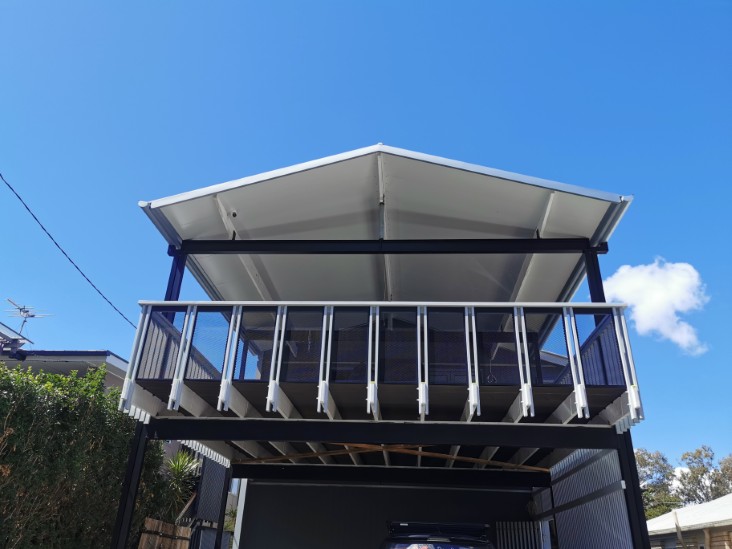 Decoview Pure Perf Balustrade in Textured Monument
