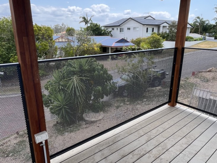 Decoview Pure Perf Balustrade in Textured Monument