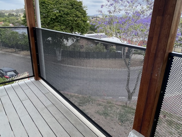 Decoview Pure Perf Balustrade in Textured Monument