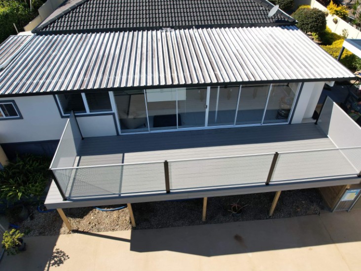 Decoview Pure Perf Balustrade in Textured Silver