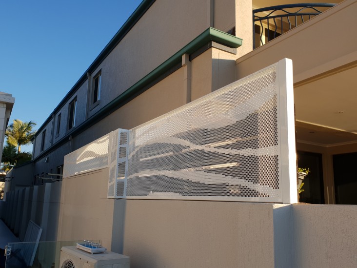 Decoview Wave Decorative Screens in Pearl White (Classic White)